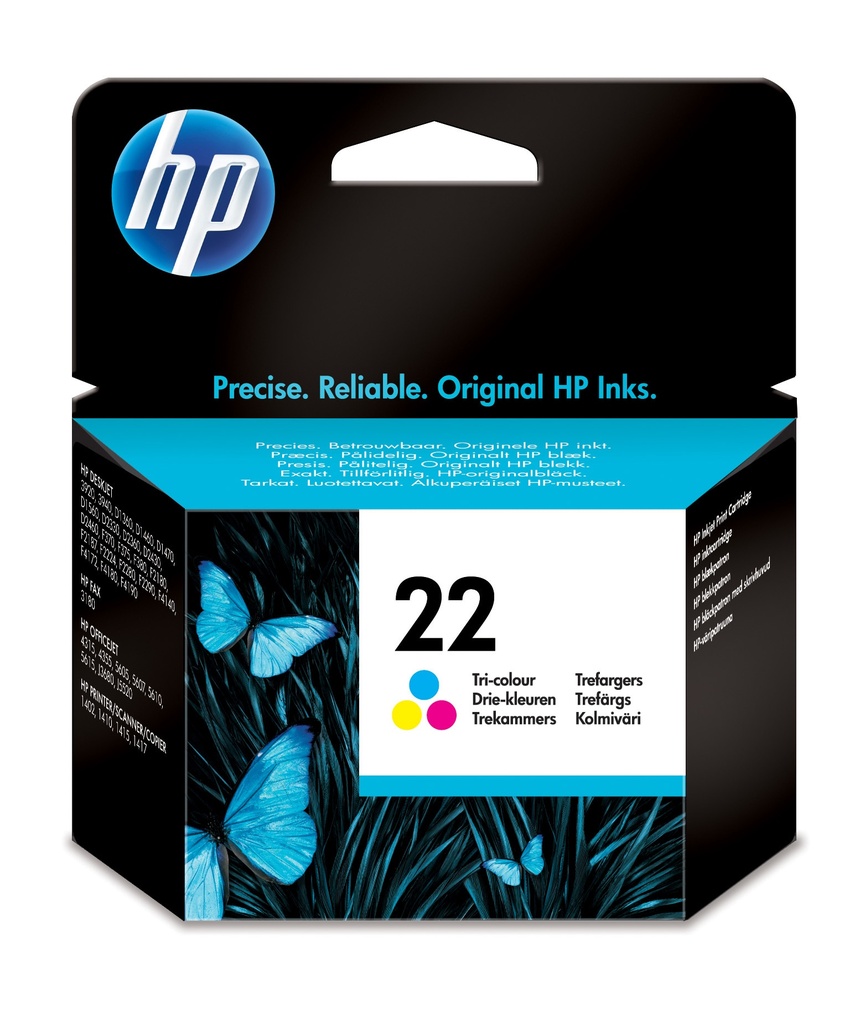 HP C9352AE/22 Cartouche à tête d'impression couleur, 165 Pages ISO/IEC 24711 5ml pour HP DeskJet F 4135/3910/OfficeJet J 3600/OfficeJet 4315/OfficeJet 5610