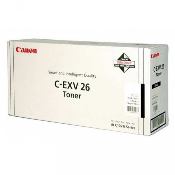 Canon 1660B006/C-EXV26 Cartouche toner noir, 6.000 Pages/5% pour Canon iR C 1022