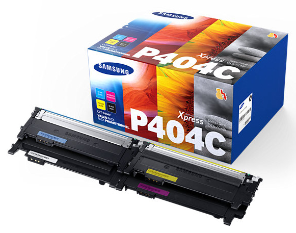 Samsung CLT-P404C/ELS/P404C Cartouche toner MultiPack Bk,C,M,Y 1500pg + 3x1000pg UE4 pour Samsung C 430