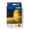 Brother LC-1100Y Cartouche d'encre jaune, 325 Pages ISO/IEC 24711 5.5ml pour Brother DCP 185 C/MFC 6490 C