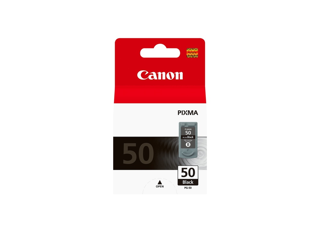 Canon 0616B001/PG-50 Cartouche à tête d'impression noire 22ml pour Canon Fax JX 200/Pixma IP 2200/Pixma MX 300