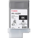 Canon 0895B001/PFI-102BK Cartouche d'encre noire 130ml pour Canon IPF 500/600/6000 S/700/750