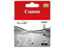 Canon 2933B001/CLI-521BK Cartouche d'encre noire photo, 1.250 Pages ISO/IEC 24711 690 Photos 9ml pour Canon Pixma IP 3600/MP 980