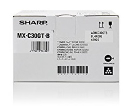 Sharp MXC-30GTB Kit toner noir, 6.000 Pages ISO/IEC 19752 pour Sharp MX-C 250 F