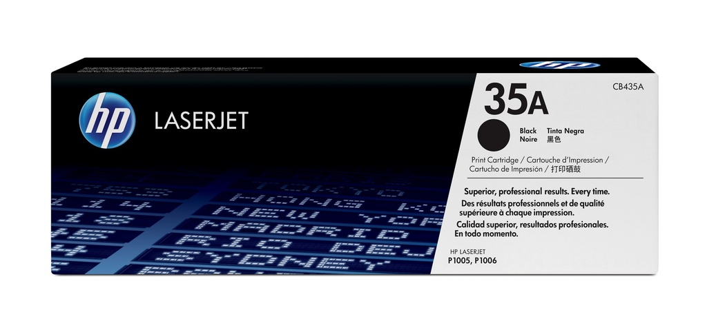 HP CB435A/35A Cartouche toner noir, 1.500 Pages ISO/IEC 19752 pour Canon LBP-3018