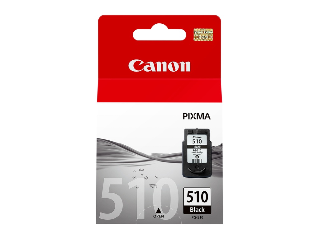 Canon 2970B001/PG-510 Cartouche à tête d'impression noire pigmentée, 220 Pages ISO/IEC 24711 9ml pour Canon Pixma MP 240