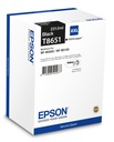 Epson C13T865140/T8651 Cartouche d'encre noire, 10.000 Pages 221ml pour Epson WF-M 5000