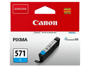 Canon 0386C001/CLI-571C Cartouche d'encre cyan, 311 Pages ISO/IEC 24711 173 Photos 6.5ml pour Canon Pixma MG 5750/7750