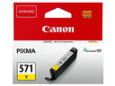 Canon 0388C001/CLI-571Y Cartouche d'encre jaune, 323 Pages ISO/IEC 24711 161 Photos 6.5ml pour Canon Pixma MG 5750/7750