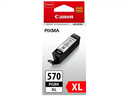 Canon 0318C001/PGI-570PGBKXL Cartouche d'encre noire haute capacité pigmentée, 500 Feuilles ISO/IEC 24711 22,2ml pour Canon Pixma MG 5750/7750
