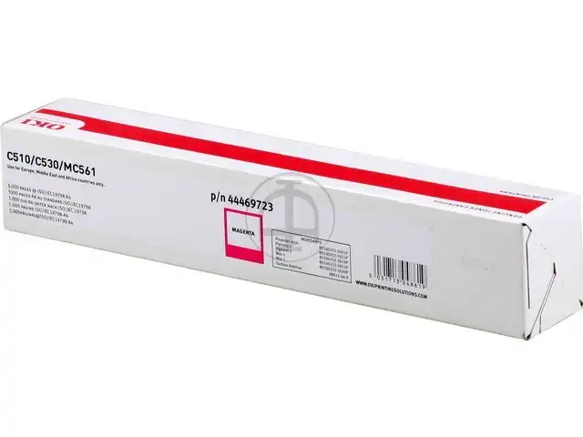 OKI 44469723 Kit toner magenta, 5.000 Feuilles ISO/IEC 19798 pour C 510 DN/511 DN/530 DN/531 DN/MC 561 DN/562 DN/DNW