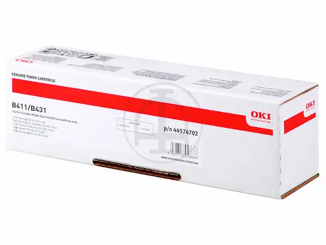 OKI 44574702 Kit toner, 3.000 Feuilles ISO/IEC 19752 pour OKI B 411/431/MB 471/MB 491