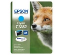 Epson C13T12824011/T1282 Cartouche d'encre cyan, 175 Feuilles 3,5ml pour Epson Stylus S 22/SX 235 W/SX 420/SX 430 W