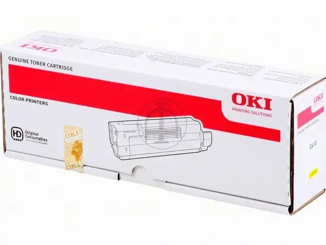 OKI 44315305 Kit toner jaune, 6.000 Feuilles pour C 610 CDN/DN/DTN/N