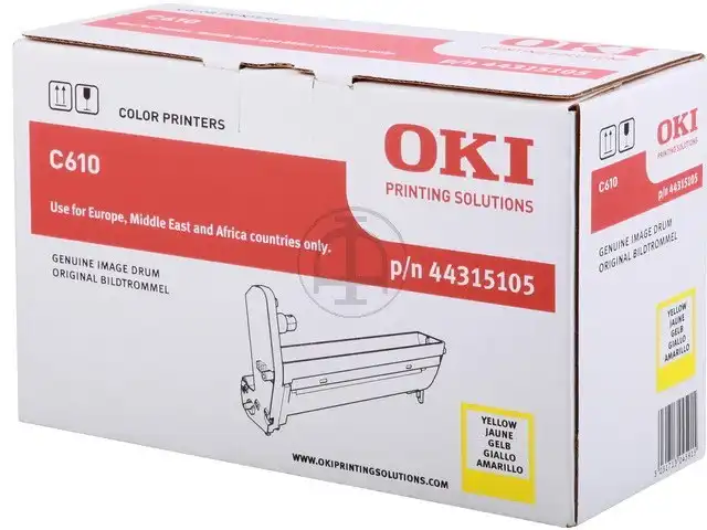 OKI 44315105 Kit tambour jaune, 20.000 Feuilles pour C 610 CDN/DN/DTN/N