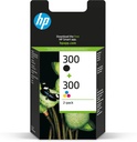 HP CN637EE/300 Cartouche à tête d'impression multi pack noire + couleur, 2x200 Pages ISO/IEC 24711 200pg + 160 pg UE2 pour HP DeskJet D 2500/OfficeJet J 4500