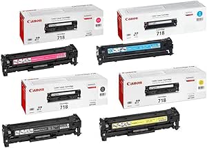 Canon 2662B005/718BKVP Cartouche toner noir twin pack, 2x3.400 Pages ISO/IEC 19798 UE2 pour Canon LBP-7200
