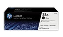 HP 36A 2-pack Black Original LaserJet Toner Cartridges toner cartridge