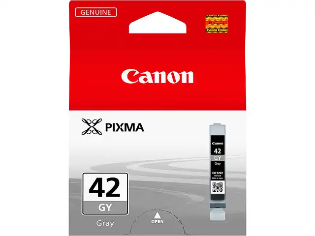 Canon 6390B001/CLI-42GY Cartouche d'encre grise, 492 Pages 492 Photos 13ml pour Canon Pixma Pro 100