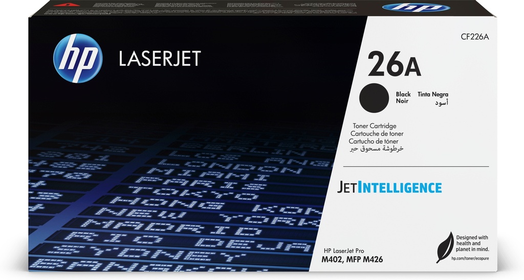 HP CF226A/26A Cartouche toner, 3.100 Pages ISO/IEC 19752 pour HP LaserJet M 402/e