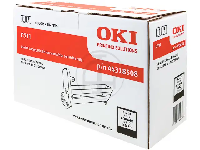 OKI 44318508 Kit tambour noire, 20.000 Pages ISO/IEC 19752 pour OKI C 711