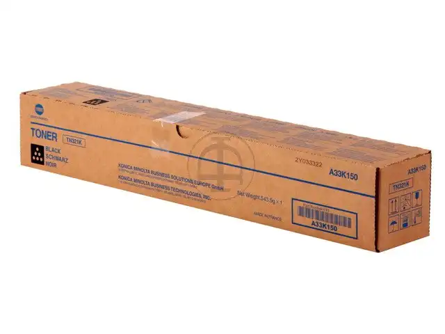 Konica Minolta A33K150|TN-321 K Toner noir, 27.000 Feuilles/5% pour Bizhub C 224/224 e/284/284 e/364/364 e