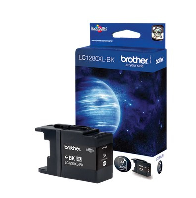 Brother LC-1280XLBK Cartouche d'encre noire haute capacité, 2.400 Pages ISO/IEC 24711 pour Brother MFC-J 6510
