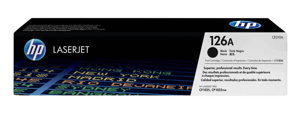 HP CE310A/126A Toner noir, 1.200 Pages ISO/IEC 19798 pour HP LJ Pro CP 1025