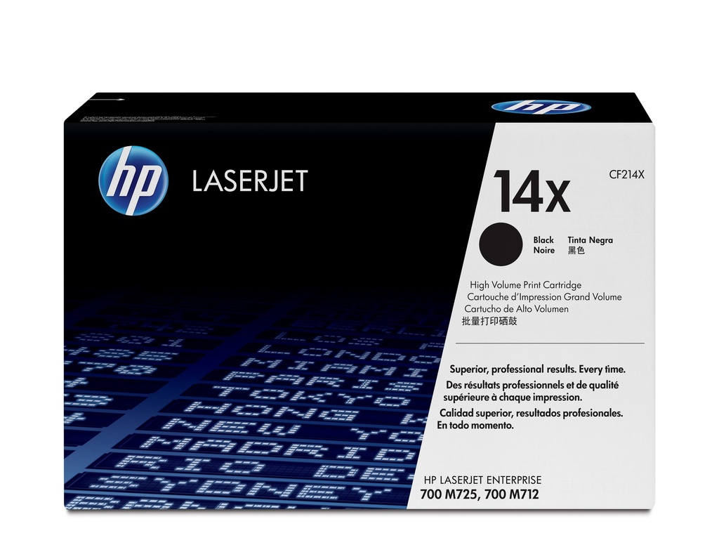 HP CF214X/14X Cartouche toner noir, 17.500 Pages ISO/IEC 19752 pour HP LaserJet 700 M712