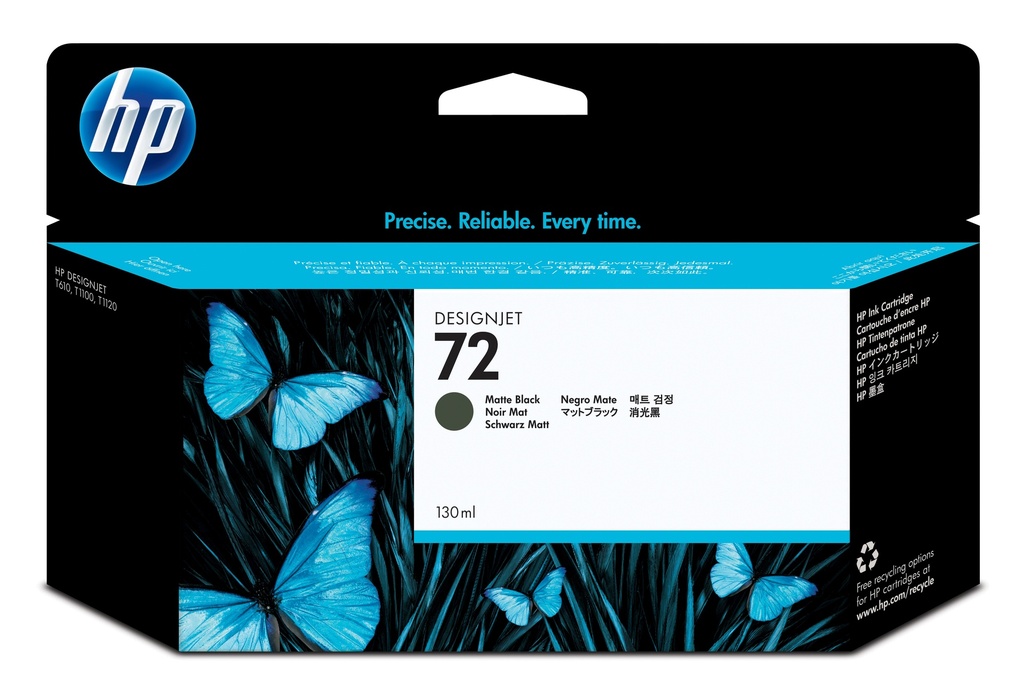 HP 72 130-ml Matte Black DesignJet ink cartridge