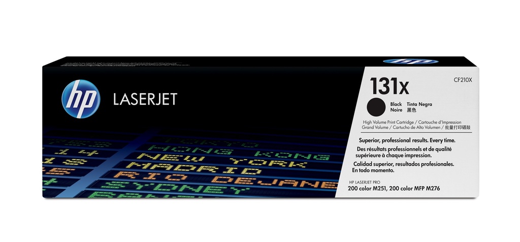HP CF210X/131X Cartouche toner noir, 2.400 Pages ISO/IEC 19798 pour HP Pro 200