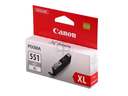 Canon 6447B001/CLI-551GYXL Cartouche d'encre grise haute capacité, 3.350 Pages ISO/IEC 24711 275 Photos 11ml pour Canon Pixma IP 8700/MG 6350/MG 7550