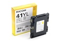 Ricoh 405768/GC-41YL Cartouche de gel jaune, 600 Pages ISO/IEC 24711 41ml pour Ricoh Aficio SG 2100/3100