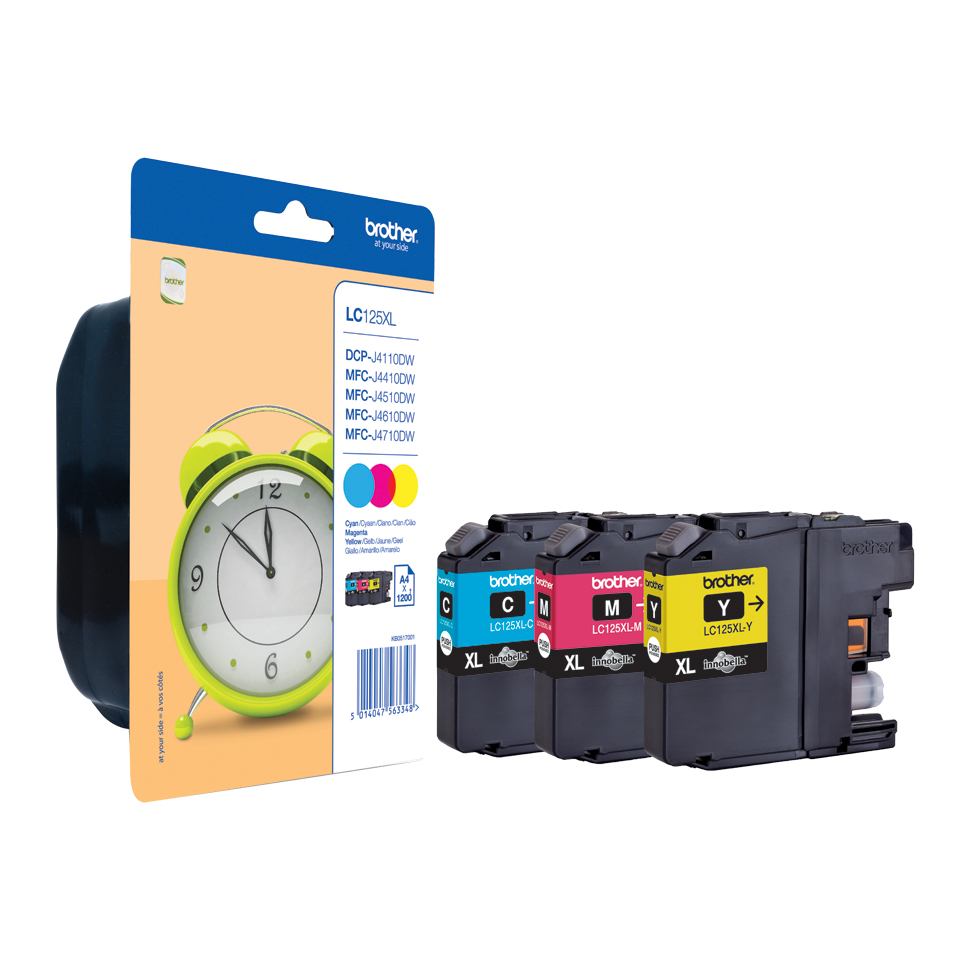 Brother LC-125XLRBWBP ink cartridge