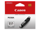 Canon 6512B001/CLI-551GY Cartouche d'encre grise, 780 Pages ISO/IEC 24711 126 Photos 7ml pour Canon Pixma IP 8700/MG 6350/MG 7550