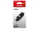 Canon 6496B001/PGI-550PGBK Cartouche d'encre noire pigmentée, 300 Pages ISO/IEC 24711 2425 Photos 15ml pour Canon Pixma IP 8700/IX 6850/MG 5450/MG 6350/MX 725