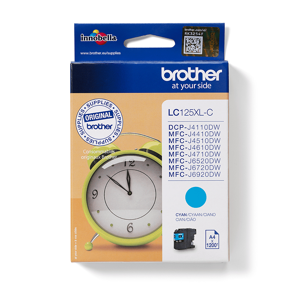 Brother LC-125XLC ink cartridge