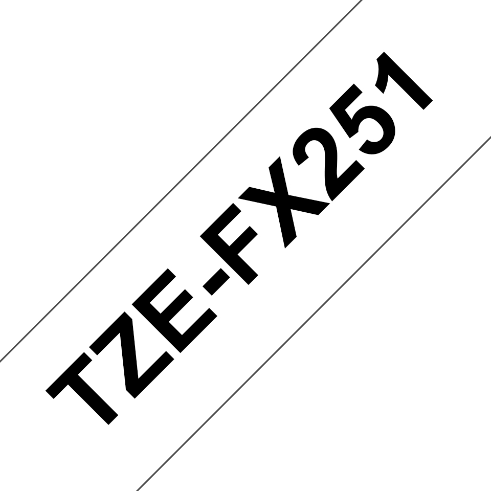 Brother TZE-FX251 label-making tape