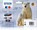 Epson C13T26164010/26 Cartouche d'encre multi pack Bk,C,M,Y 220pg + 3x300pg, 6ml + 3x5ml UE4 pour Epson XP 600
