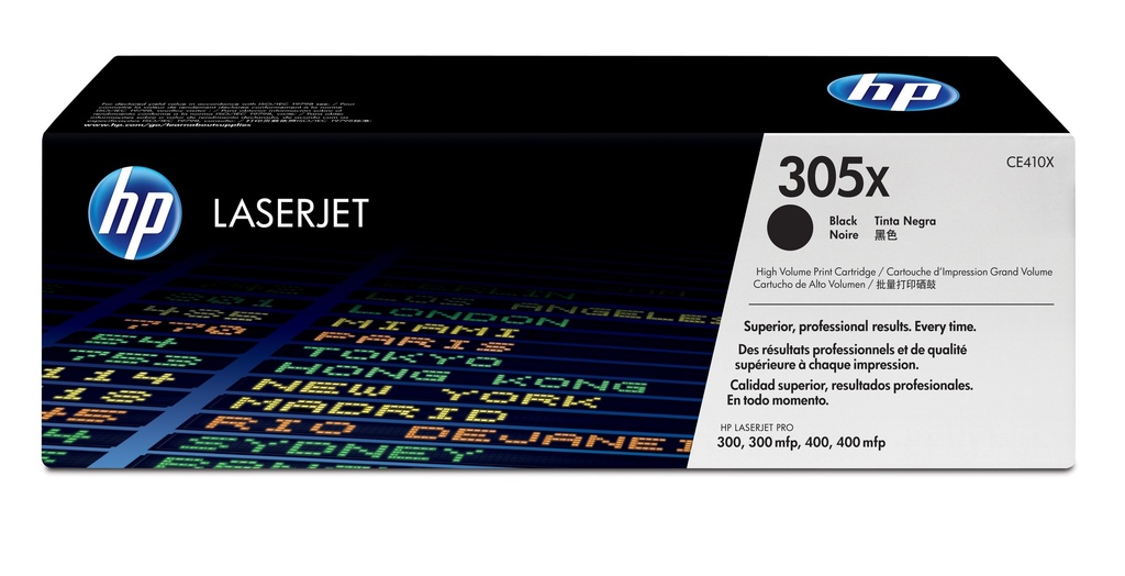 HP CE410X/305X Cartouche toner noir Original, 4.000 Pages ISO/IEC 19798 pour HP LaserJet M 375