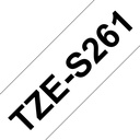 Brother TZE-S261 DirectLabel noire sur blanc super fort Laminat 36mm x 8m pour Brother P-Touch TZ 3.5-36mm/HSE/6-36mm