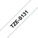 Brother TZE-S131 DirectLabel noire sur Transparent super fort 12mm x 8m pour Brother P-Touch TZ 3.5-12mm/18mm/6-18mm/6-24mm/6-36mm