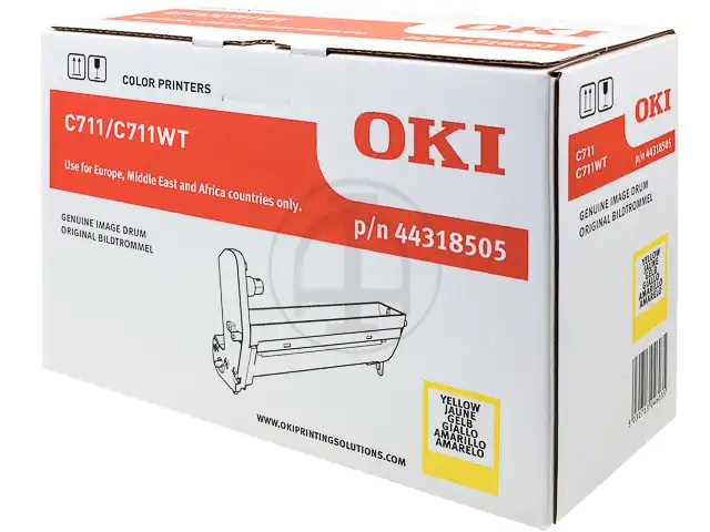 OKI 44318505 Kit tambour jaune, 20.000 Feuilles pour C 711 CDTN/DN/DTN/N/WT