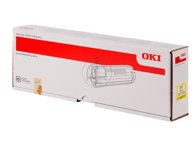 OKI 44844505 Kit toner jaune, 10.000 Feuilles pour C 831 CDTN/DN/N/841 CDTN/DN/N