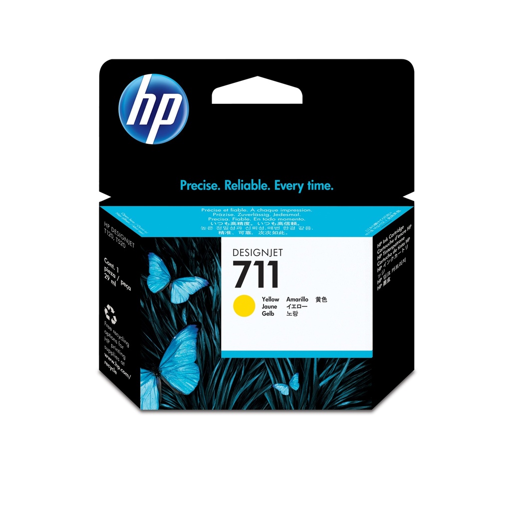 HP 711 29-ml Yellow DesignJet ink cartridge