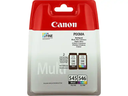 Canon 8287B005/PG-545+CL-546 Cartouche à tête d'impression multi pack noire + couleur, 2x180 Pages ISO/IEC 24711 2x8ml UE2 pour Canon Pixma MG 2450
