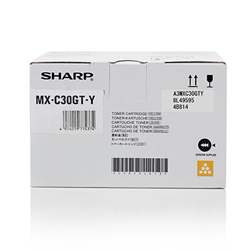Sharp MXC-30GTY Kit toner jaune, 6.000 Feuilles ISO/IEC 19752 pour Sharp MX-C 250 F