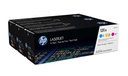HP U0SL1AM/131A Cartouche toner Rainbow-Kit (c,m,y), 3x1.800 Pages ISO/IEC 19798 UE3 pour HP Pro 200