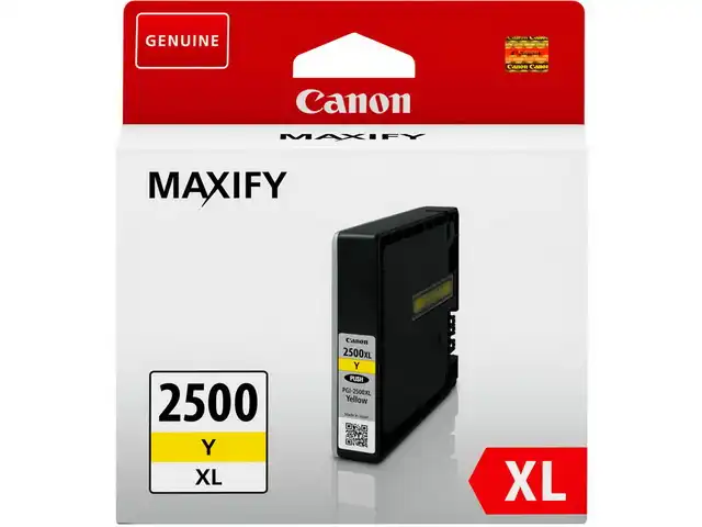 Canon 9267B001/PGI-2500XLY Cartouche d'encre jaune, 1.520 Pages ISO/IEC 24711 19.3ml pour Canon IB 4050