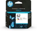 HP C2P06AE/62 Cartouche à tête d'impression couleur, 165 Feuilles ISO/IEC 24711 4,5ml pour HP Envy 5640/OJ 250 mobile